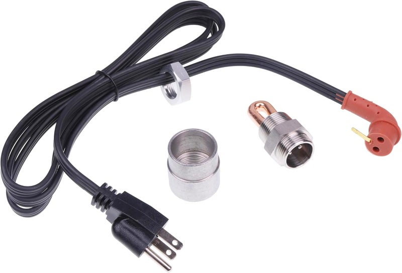 Chamixx 32mm 400W 120V Frost Plug Heater Tractor Engine Block Heater Cord Set 70000-00297 70000-92500 Compatible with Kubota K KX L Grand L M U Series Tractors 03 Series Engines - Image 2